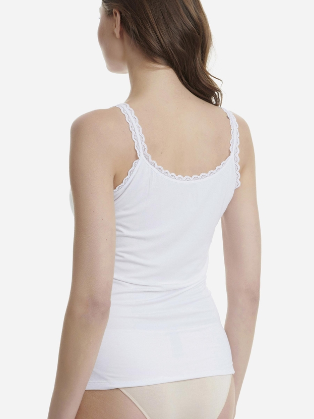 Τοπ από bamboo με δαντέλα