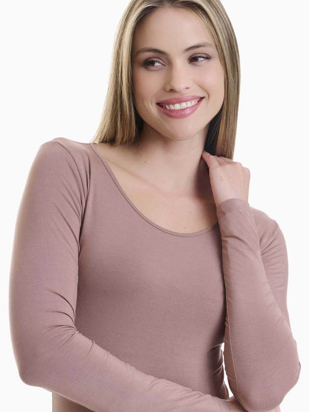 Μακρυμάνικο κορμάκι από bamboo