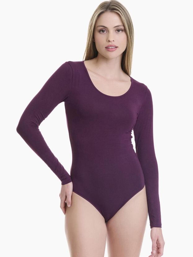 Μακρυμάνικο κορμάκι από bamboo