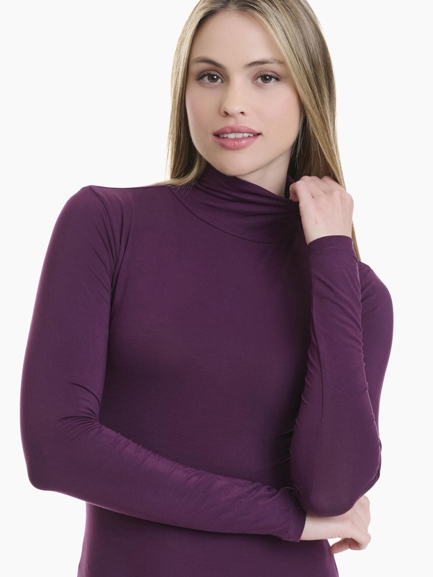 Μακρυμάνικο κορμάκι με ζιβάγκο από bamboo