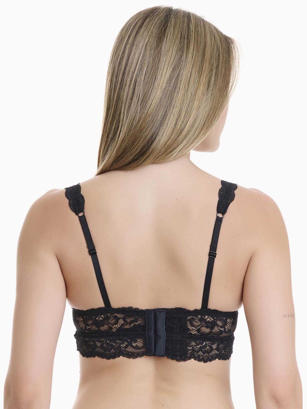 Bralette από δαντέλα σε λεοπάρ print με αφαιρούμενα cups