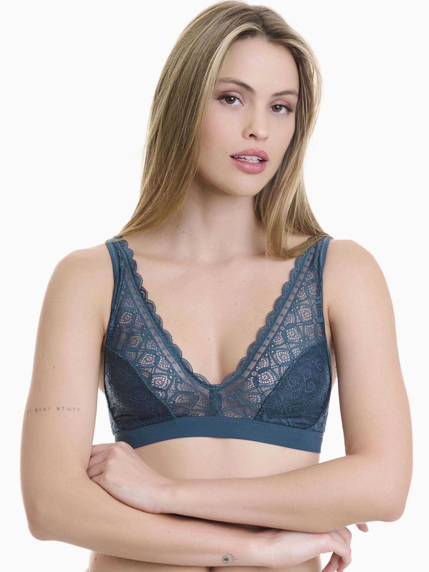 Τριγωνικό bralette από δαντέλα