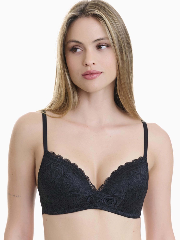 Σουτιέν από δαντέλα χωρίς μπανέλα, με ελαφριά ενίσχυση