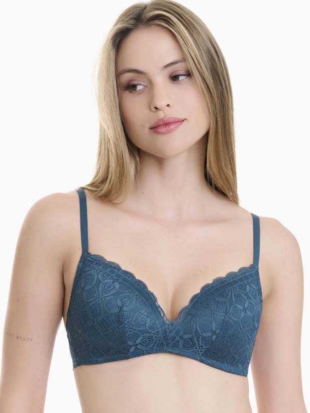 Σουτιέν από δαντέλα χωρίς μπανέλα, με ελαφριά ενίσχυση