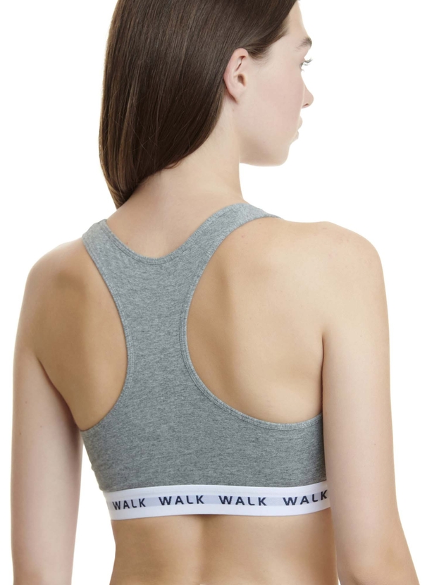 Cotton bralette with elastic underband