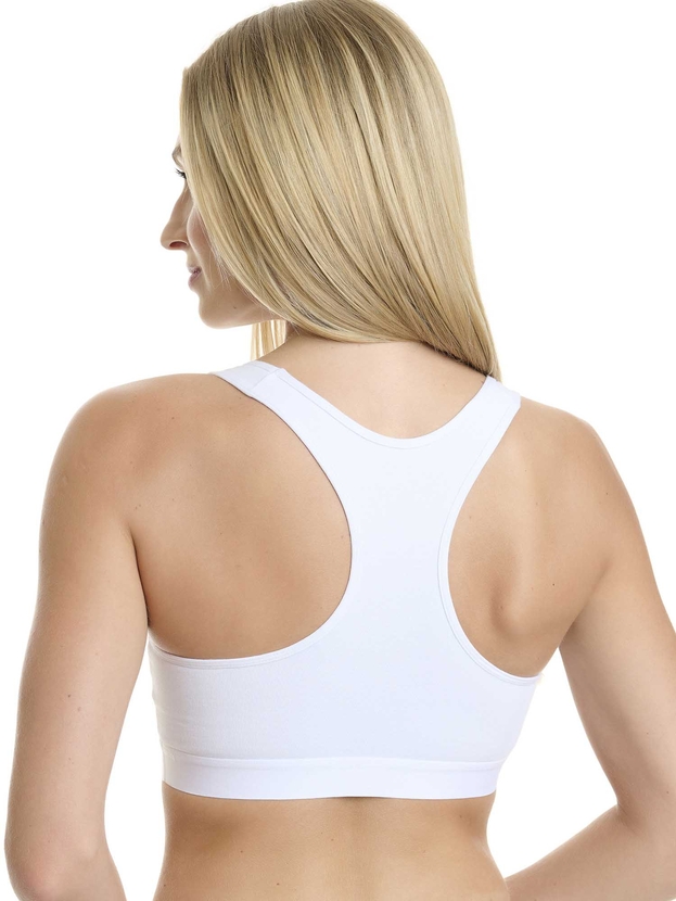 Cotton bralette with elastic underband