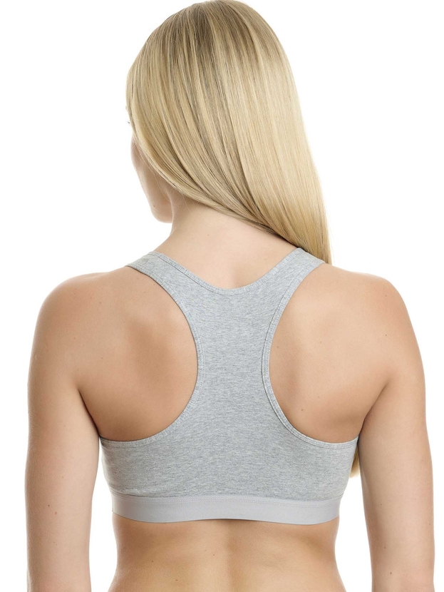 Cotton bralette with elastic underband