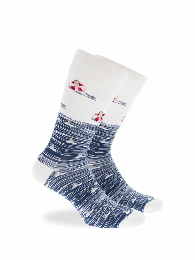 Bamboo seals crew socks