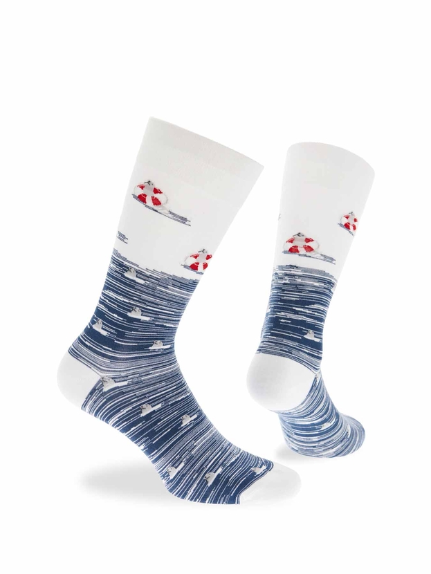 Bamboo seals crew socks