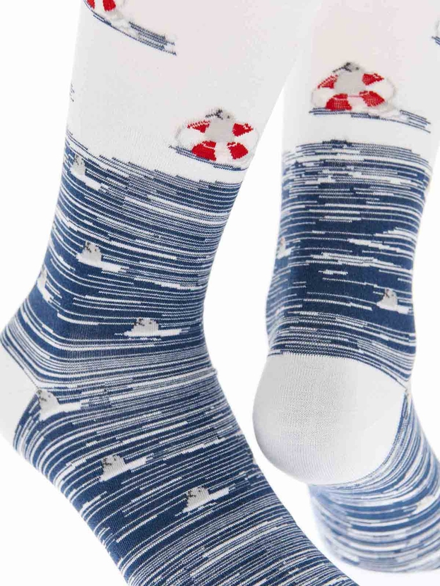 Bamboo seals crew socks