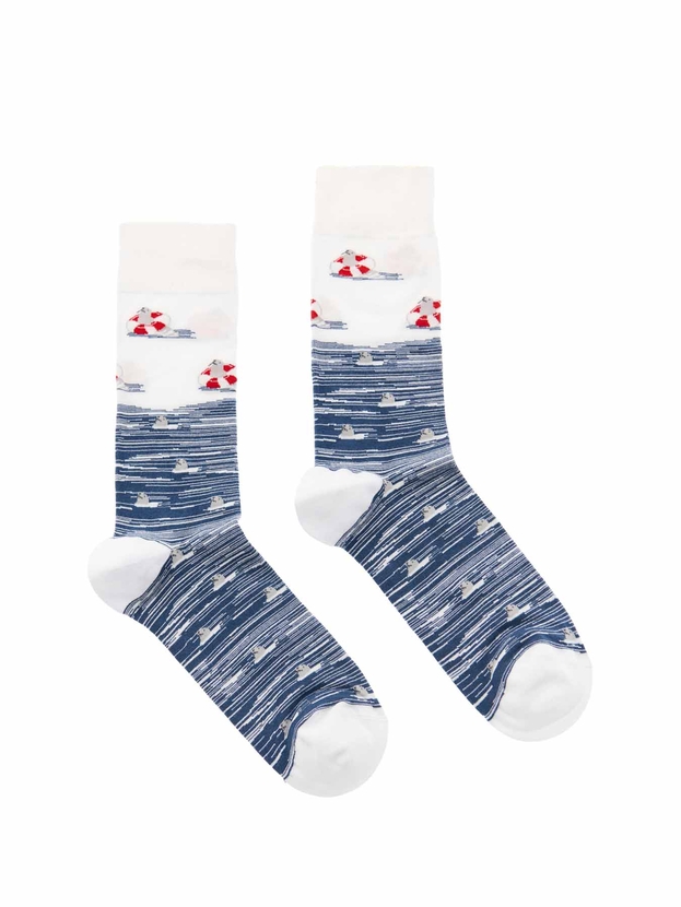 Bamboo seals crew socks