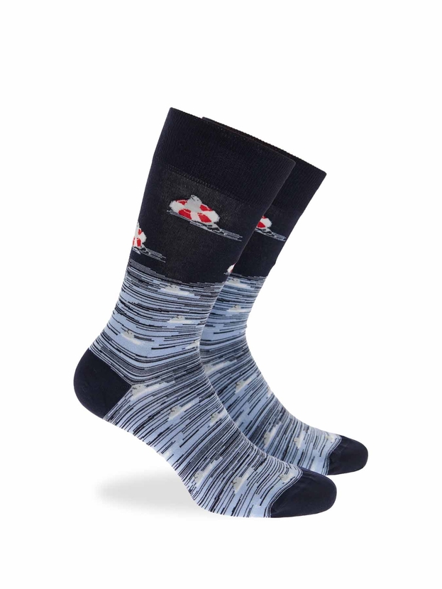 Bamboo seals crew socks