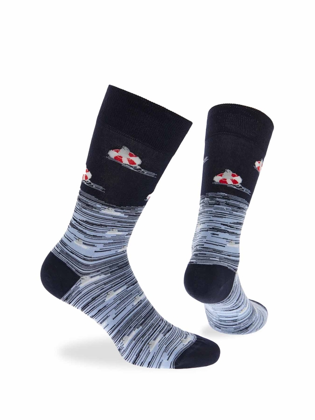 Bamboo seals crew socks