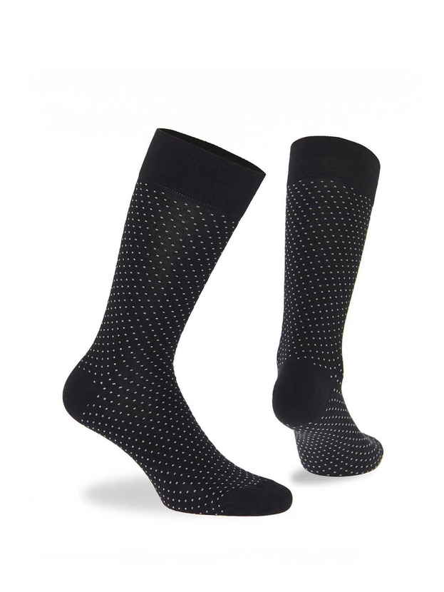 Bamboo crew socks with polka dots