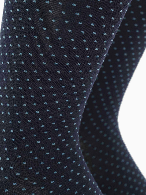 Bamboo crew socks with polka dots