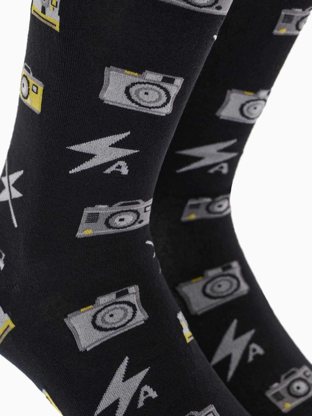 Κάλτσες από bamboo με σχέδιο camera