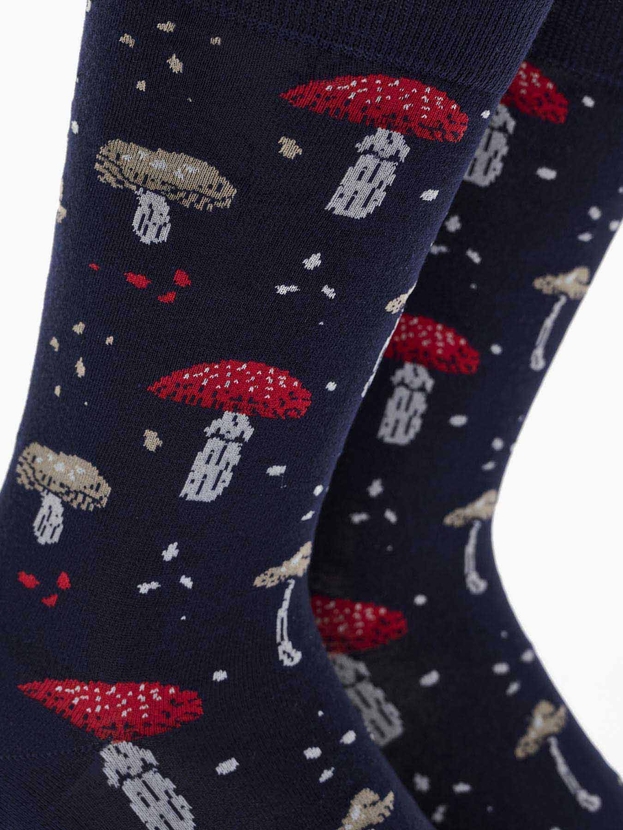 Κάλτσες από bamboo με σχέδιο mushrooms