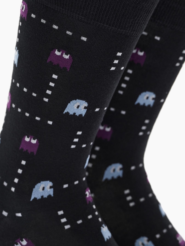 Κάλτσες από bamboo με σχέδιο pac-man