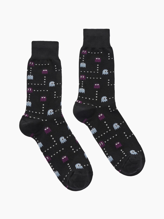 Κάλτσες από bamboo με σχέδιο pac-man