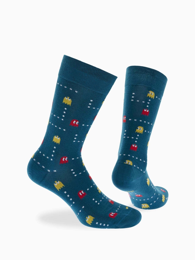 Κάλτσες από bamboo με σχέδιο pac-man