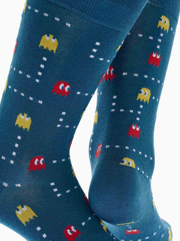 Κάλτσες από bamboo με σχέδιο pac-man