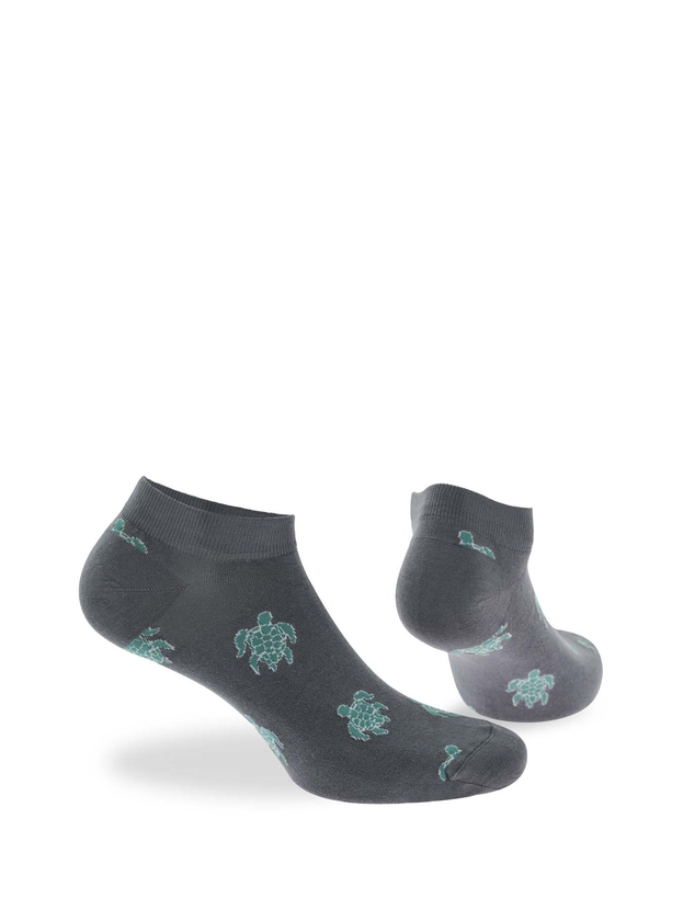Bamboo turtles low cut socks