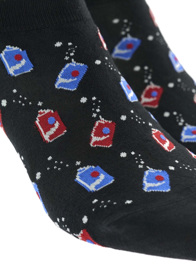 Sneaker κάλτσες από bamboo με σχέδιο soft drinks