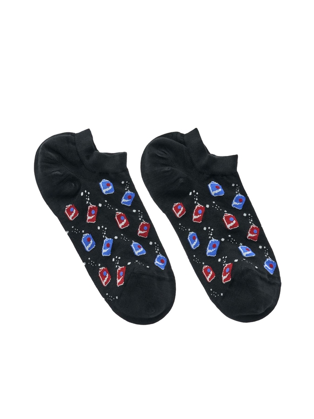 Sneaker κάλτσες από bamboo με σχέδιο soft drinks