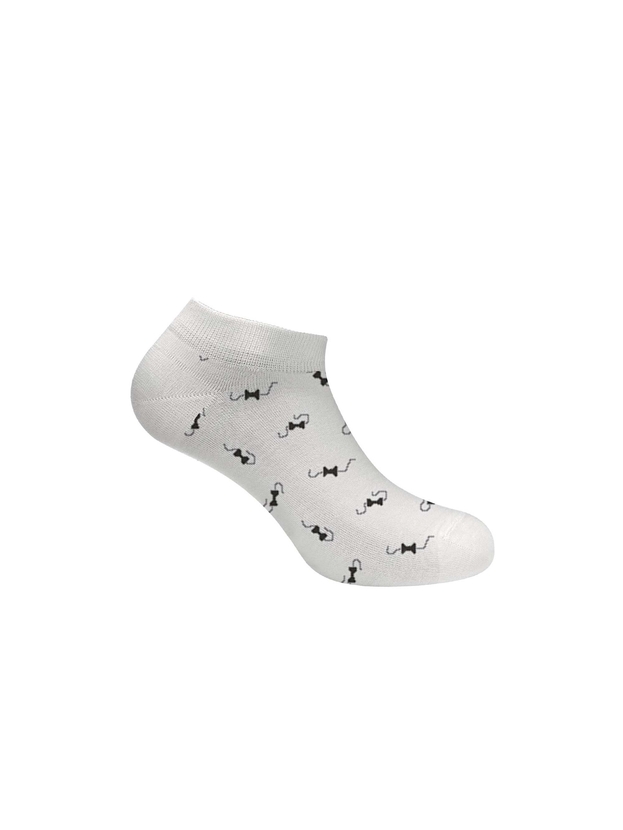 Bamboo bow-tie sneaker socks
