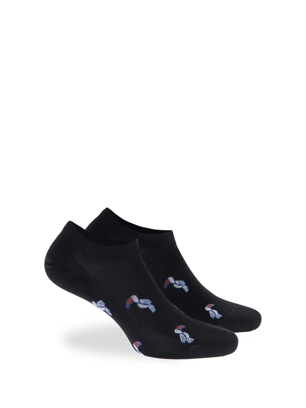 Bamboo toucan sneaker socks