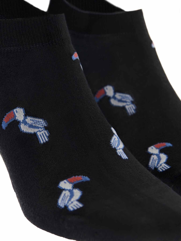 Bamboo toucan sneaker socks