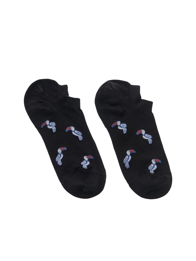 Bamboo toucan sneaker socks
