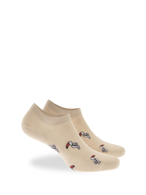 Bamboo toucan sneaker socks