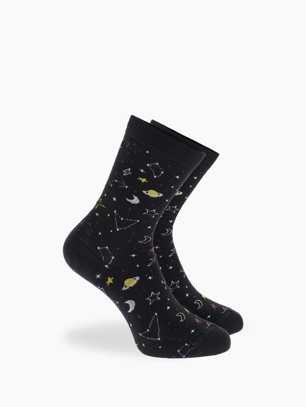 Κάλτσες από bamboo με σχέδιο galaxy