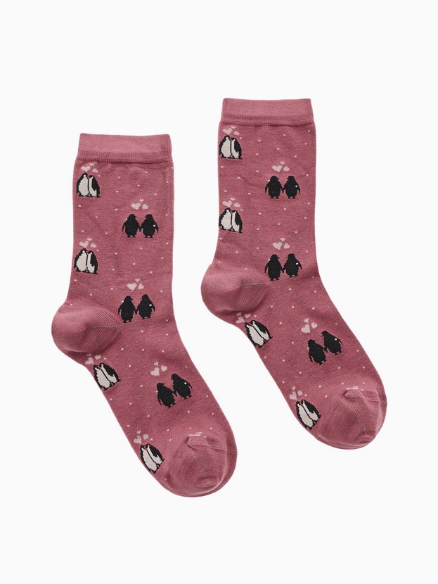 Κάλτσες από bamboo με σχέδιο penguins