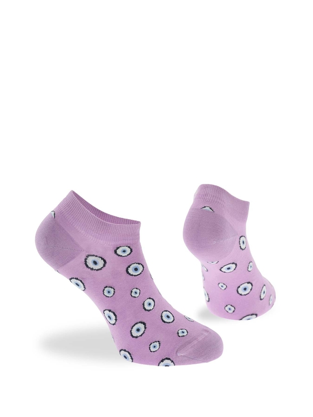 Κοφτές κάλτσες από bamboo με σχέδιο ftou ftou