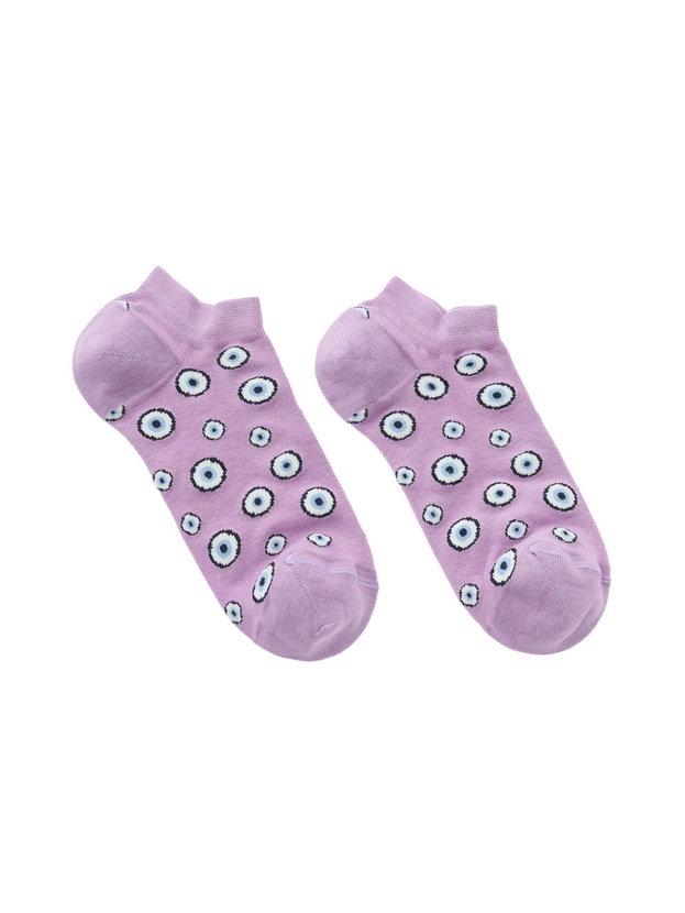 Κοφτές κάλτσες από bamboo με σχέδιο ftou ftou