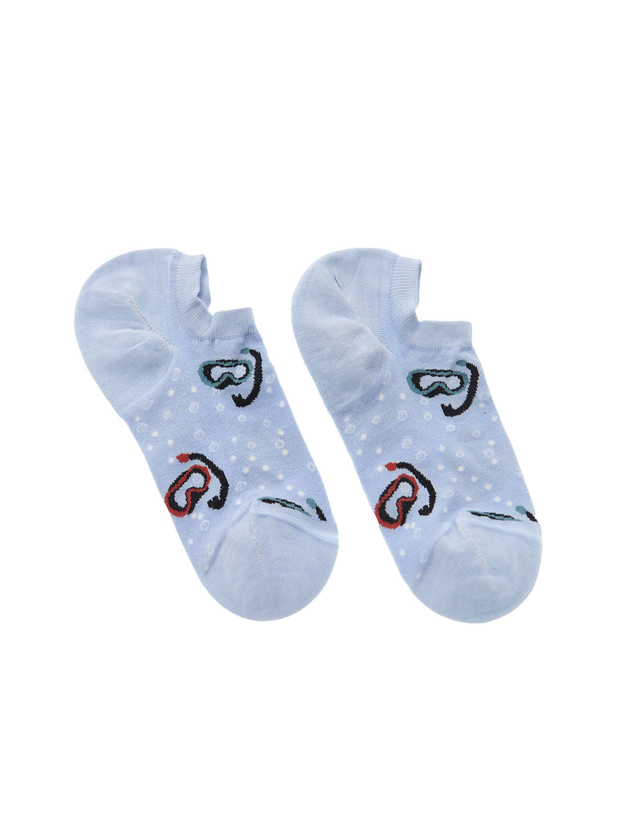Sneaker κάλτσες από bamboo με σχέδιο snorkeling