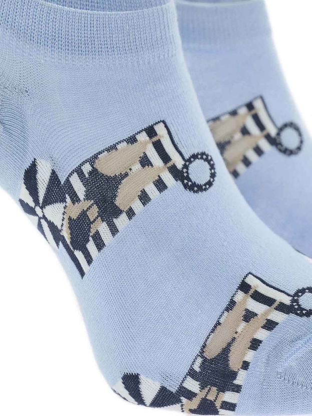 Bamboo suntan sneaker socks