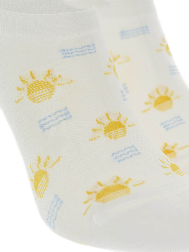 Bamboo sun sneaker socks