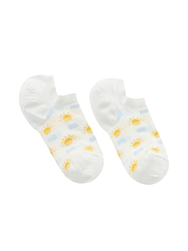 Bamboo sun sneaker socks