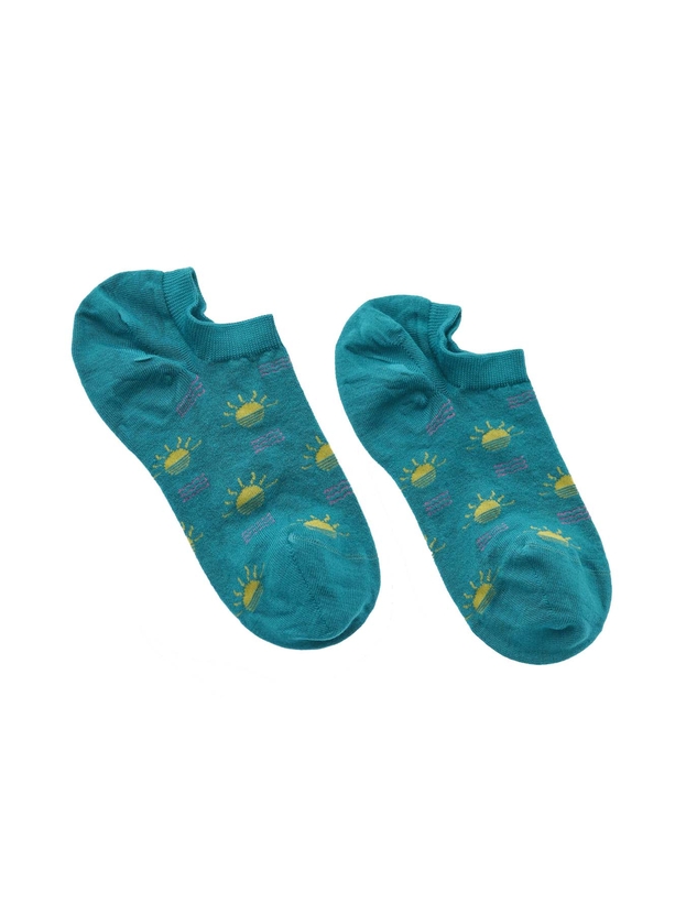 Sneaker κάλτσες από bamboo με σχέδιο ήλιους