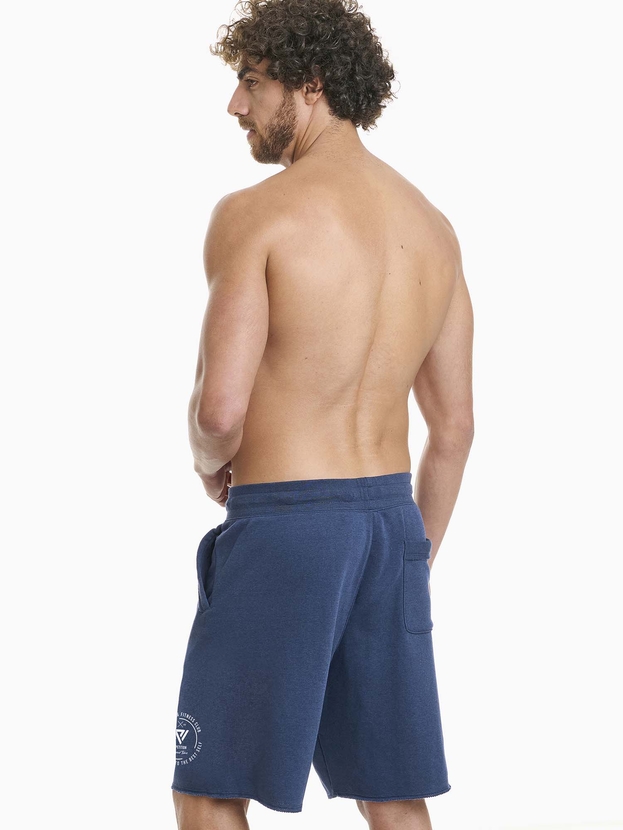 Αθλητική βαμβακερή βερμούδα με τύπωμα