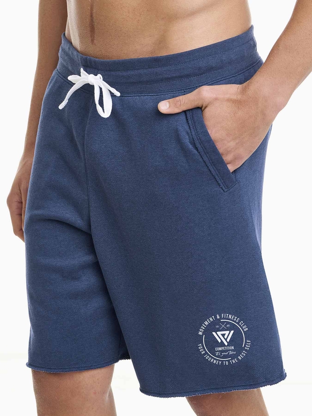 Αθλητική βαμβακερή βερμούδα με τύπωμα