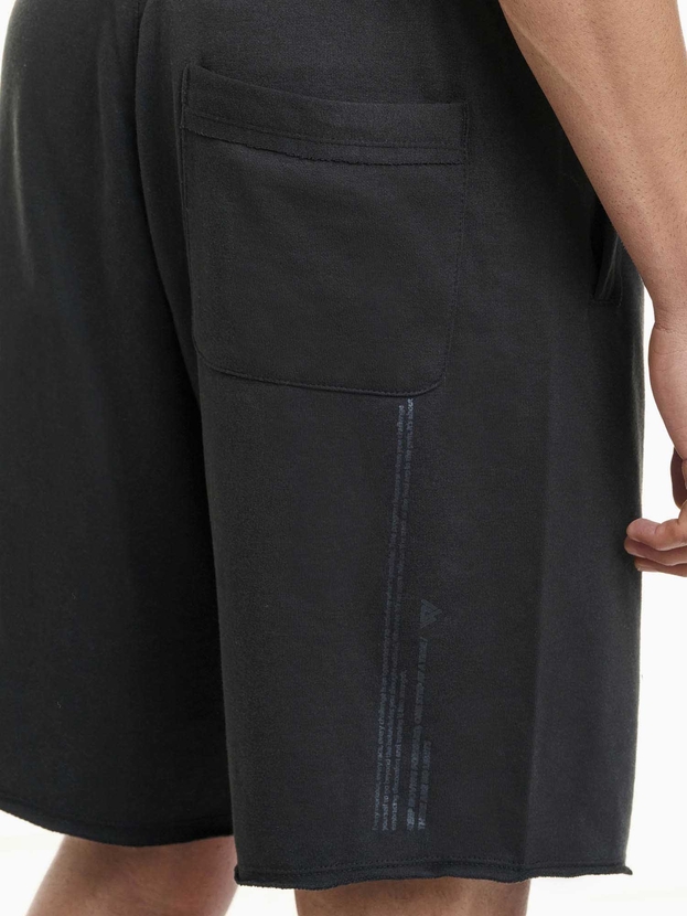 Αθλητική βαμβακερή βερμούδα με τύπωμα