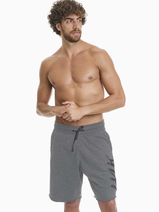 Αθλητική βαμβακερή βερμούδα με τύπωμα