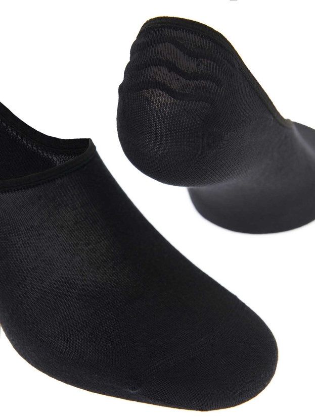 Αόρατες κάλτσες από bamboo με σιλικόνη στην φτέρνα