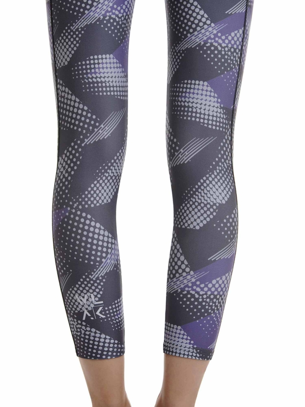 7/8 allover print sports leggings