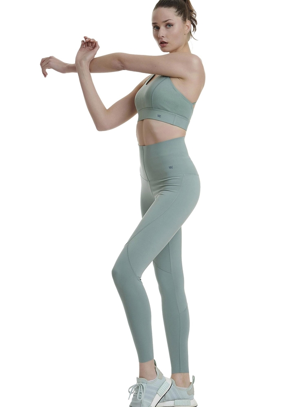 Laser cut compression sports leggings