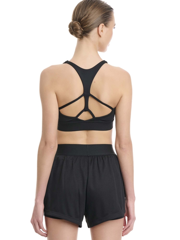Sports shorts with inner leggings